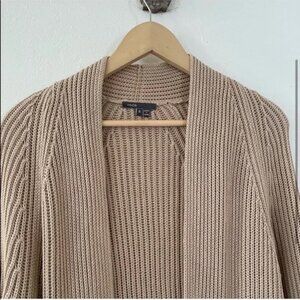 Vince Chunky Knit Open Ribbed Cardigan